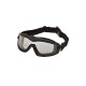 Masque de protection verres transparents et montures noires