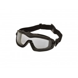 Masque de protection verres transparents et montures noires | Strike Systems