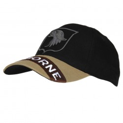 Casquette Airborne noire et tan de la marque Fostex