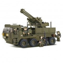 Jeu de briques - Camion militaire lance missiles de la marque Sluban (M38-B0302 | 413124)