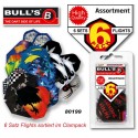 Empennage assortiment divers, par 6