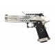 Réplique airsoft HX2201 IPSC split silver gaz blow back | AW custom