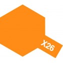Peinture X26 orange translucide