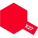 Peinture X27 rouge translucide