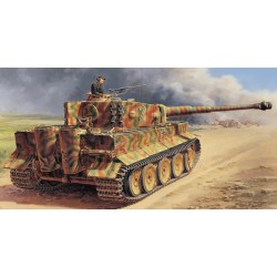 Maquette 1/35 Tigre 1 en milieu de production de la marque Italeri