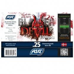 Bille Devil 0.25g en pot de 3300 billes