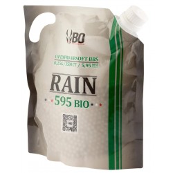 Bille airsoft biodégradable Rain 0.25 gramme en sachet de 3500 billes de la marque BO Manufacture (BB5505)