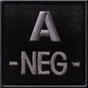 Groupe sanguin A négatif noir de la marque TOE