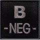 Groupe sanguin B négatif noir de la marque TOE