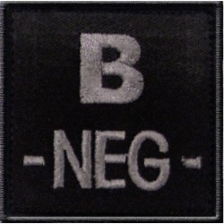 Groupe sanguin B- noir