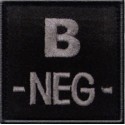 Groupe sanguin B- noir