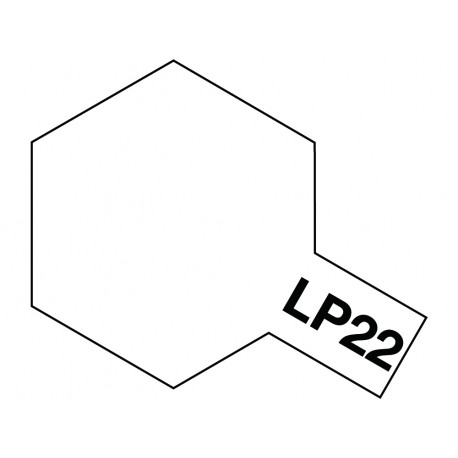 Peinture pour maquette plastique de couleur LP22 Base mat 10 ml de la marque Tamiya (82122)