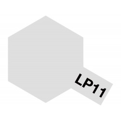 Peinture pour maquette plastique de couleur LP11 Argent 10 ml de la marque Tamiya (82111)