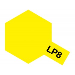 Peinture pour maquette plastique de couleur LP8 Jaune pur 10 ml de la marque Tamiya