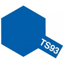 Peinture en spray pour maquette de couleur TS93 Bleu pur 100 ml de la marque Tamiya (85093)