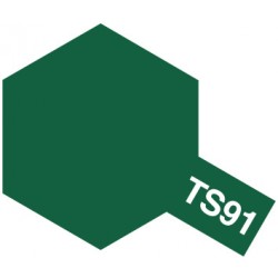 Peinture en spray pour maquette de couleur TS91 Vert foncé JGSDF 100 ml de la marque Tamiya (85091)
