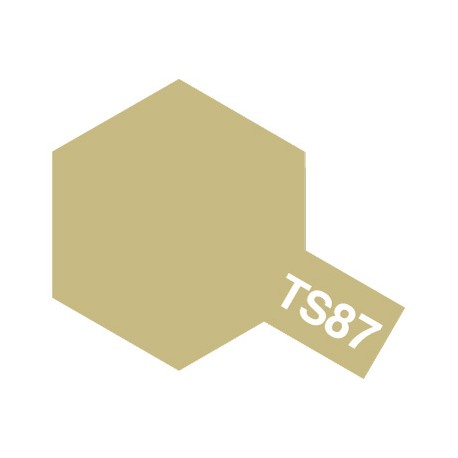 Peinture en spray pour maquette de couleur TS87 Titane doré 100 ml de la marque Tamiya (85087)