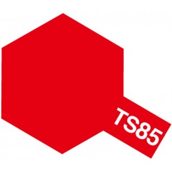Peinture en spray pour maquette de couleur TS85 Rouge mica vif brillant 100 ml de la marque Tamiya