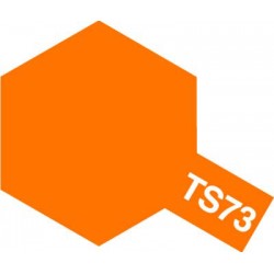 Peinture en spray pour maquette plastique. Couleur TS73 Orange translucide 100 ml de la marque Tamiya