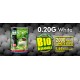 Bille airsoft biodégradable 0.20 gramme en sachet de 2000 billes de la marque G&G