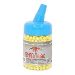 Bille airsoft 0.12 gramme en pot de 1000 billes de la marque DMoniac