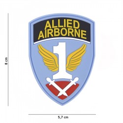 Patch 3D PVC First allied Airborne army