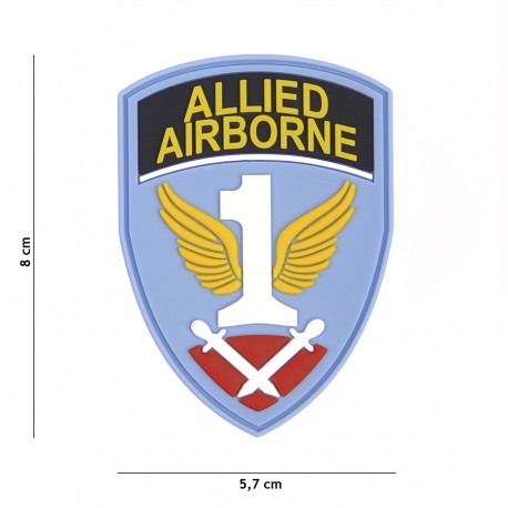 Patch 3D PVC First allied Airborne army de la marque 101 Inc