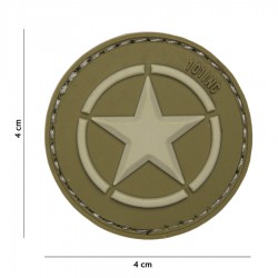 Patch 3D PVC Allied star vert de la marque 101 Inc