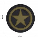 Patch 3D PVC USA star vert