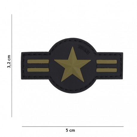 Patch 3D PVC US Air Force vert de la marque 101 Inc