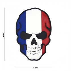 Patch 3D PVC Skull France de la marque 101 Inc