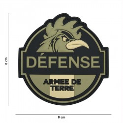 Patch 3D PVC Défense Armée de Terre de la marque 101 Inc