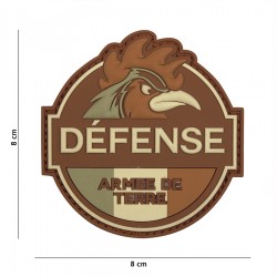 Patch 3D PVC Défense Armée de Terre