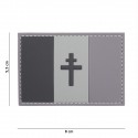 Patch 3D PVC France croix de Lorraine