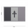 Patch 3D PVC France croix de Lorraine