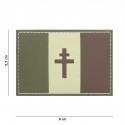 Patch 3D PVC France croix de Lorraine