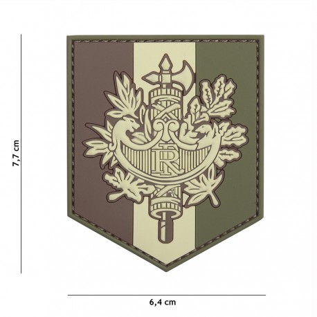 Patch 3D PVC République Française de la marque 101 Inc