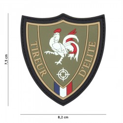 Patch 3D PVC Tireur d'élite