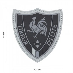 Patch 3D PVC Tireur d'élite