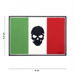 Patch 3D PVC Italy + skull de la marque 101 Inc
