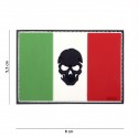 Patch 3D PVC Italy + skull