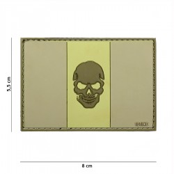 Patch 3D PVC Italy + skull