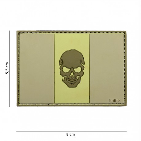 Patch 3D PVC Italy + skull de la marque 101 Inc