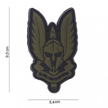 Patch 3D PVC Spartan de la marque 101 Inc