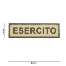 Patch 3D PVC Esercito