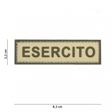 Patch 3D PVC Esercito de la marque 101 Inc