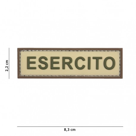 Patch 3D PVC Esercito de la marque 101 Inc