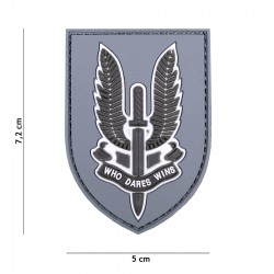 Patch 3D PVC Who dares wins