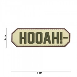 Patch 3D PVC Hooah