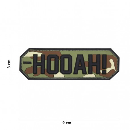 Patch 3D PVC Hooah de la marque 101 Inc